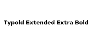 Typold Extended Extra Bold Font