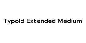 Typold Extended Medium Font