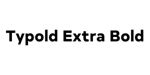 Typold Extra Bold Font