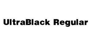 UltraBlack Regular Font