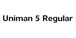Uniman 5 Regular Font