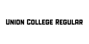 Union College Regular Font