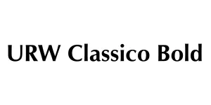 URW Classico Bold Font