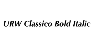 URW Classico Bold Italic Font