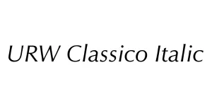 URW Classico Italic Font