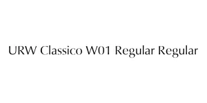 URW Classico W01 Regular Regular Font