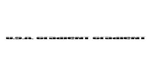 U.S.A. Gradient Gradient Font