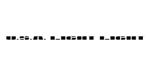 U.S.A. Light Light Font