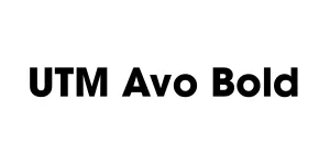 UTM Avo Bold Font