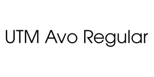 UTM Avo Regular Font