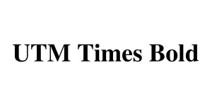 UTM Times Bold Font