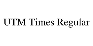 UTM Times Regular Font