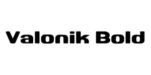 Valonik Bold Font