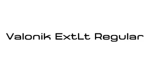 Valonik ExtLt Regular Font