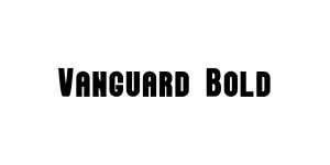 Vanguard Bold Font