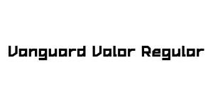 Vanguard Valor Regular Font
