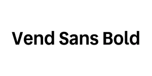 Vend Sans Bold Font