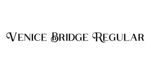 Venice Bridge Regular Font