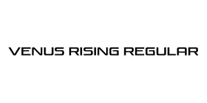 Venus Rising Regular Font