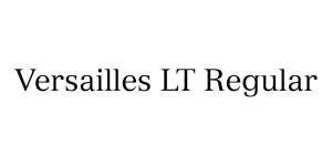 Versailles LT Regular Font