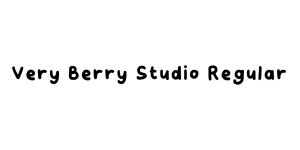 Very Berry Studio Regular Font