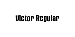 Victor Regular Font