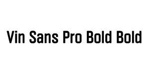 Vin Sans Pro Bold Bold Font