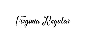 Virginia Regular Font