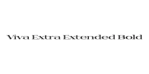 Viva Extra Extended Bold Font
