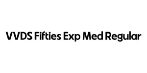 VVDS Fifties Exp Med Regular Font