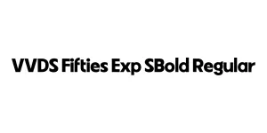 VVDS Fifties Exp SBold Regular Font