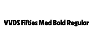 VVDS Fifties Med Bold Regular Font