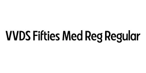 VVDS Fifties Med Reg Regular Font