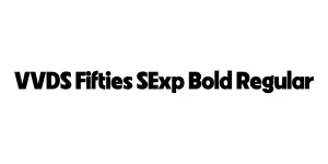 VVDS Fifties SExp Bold Regular Font