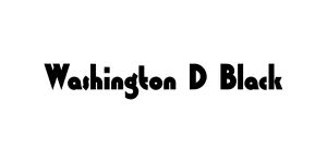 Washington D Black Font