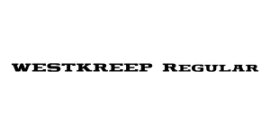 WESTKREEP Regular Font