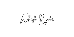 Whistle Regular Font