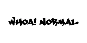 Whoa! Normal Font