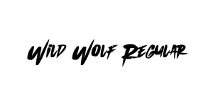 Wild Wolf Regular Font