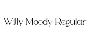 Willy Moody Regular Font