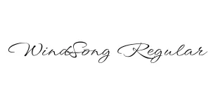 WindSong Regular Font