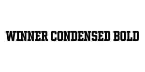 Winner Condensed Bold Font