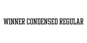 Winner Condensed Regular Font