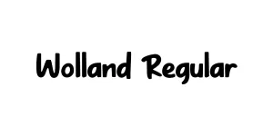Wolland Regular Font