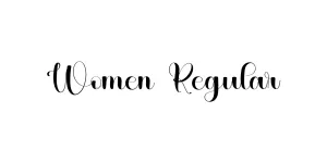Women Regular Font
