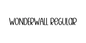 WONDERWALL Regular Font