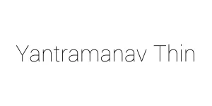 Yantramanav Thin Font