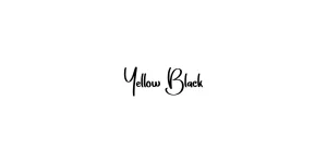 Yellow Black Font