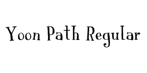Yoon Path Regular Font