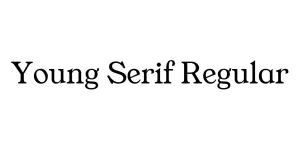 Young Serif Regular Font